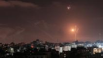 سياسة/صواريخ غزة/(مؤمن فايز/Getty)