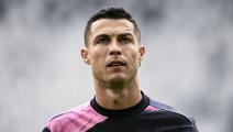 Cristiano Ronaldo of Juventus FC looks on during warm up...