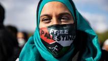 فعالية بلندن لدعم القضية الفلسطينية (ماي جايمس/ Getty)