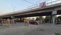 مواجهات بين الأمن العراقي والمحتجين على نتائج الانتخابات العراقية 2021-وسام زياد محمد/الأناضول
