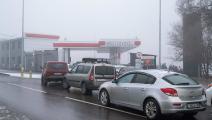 محطة وقود سيارات في كازخستان (فرانس برس)