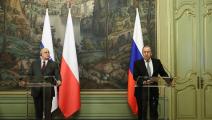 وزيرا الخارجية الروسي سيرغي لافروف والبولندي زبيجنييف راو-Getty