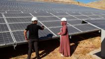 الطاقة الشمسية في فلسطين (Getty)