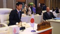وزير الاقتصاد والتجارة والصناعة الياباني ياسوتوشي نيشيمورا (فرانس برس)
