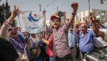 أنصار حركة النهضة التونسية (شاذلي بنبراهيم/ Getty)