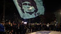 Getty-Diego Armando Maradona Death Mourning In Naples
