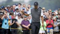 21/07/18 THE 147TH OPEN DAY THREE.CARNOUSTIE .Tiger Woods takes the 