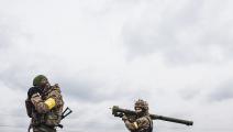 جنود أوكرانيين (دييغو هيريرا/ Getty)