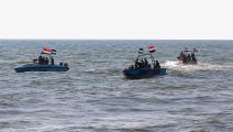 دوريات في البحر الأحمر لقوات الحوثي 4 يناير 2024 (فرانس برس)