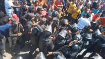 احتجاجات في الدويقة المصرية على هدم المنازل