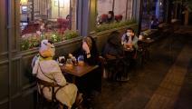 إيرانيات في مقهى وسط طهران أواخر الشهر الماضي (مرتضى نيكوبازل/ Getty)