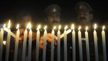 إضاءة شموع استذكاراً لضحايا حوادث المرور بالهند (سونيل غوش/ Getty)