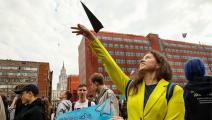 روس يتظاهرون ضد حظر تيليغرام عام 2018 (ميخائيل تيريشتشينكو/ Getty)