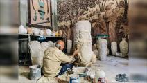 بسام الحجار: فنان فلسطيني ينحت التاريخ على الفخار- العربي الجديد