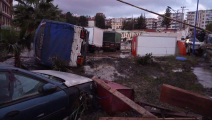 خلفت الأمطار فيضانات أغرقت أحياء ولاية جيجل الجزائرية (فيسبوك)