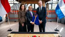 هولندا تعيد خنجر الأمير ديبونيغورو إلى إندونيسيا (تويتر)