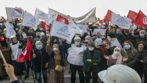 تونس احتجاجات (الأناضول)