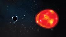 الثقب الأسود "يونيكورن" (رسم توضيحي من جامعة ولاية أوهايو)