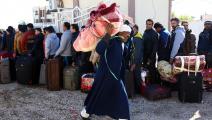 مصريون يغادرون ليبيا قبل ست سنوات بسبب التدهور الأمني (فرانس برس)