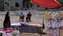 "النكبة مستمرة" في قطاع غزة (محمد عابد/فرانس برس)