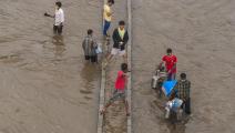 أمطار غزيرة في الهند (براتيك شورج/ Getty)