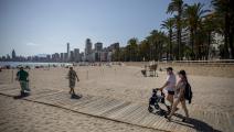 عودة إلى الشاطئ في اسبانيا (بابلو دومينغيز/ Getty)