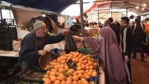 سوق خضر وفاكهة بالجزائر (getty)