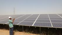 مشروع للطاقة الشمسية في بوركينا فاسو (لودوفيك مارين/ فرانس برس)