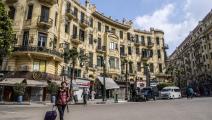 منطقة وسط القاهرة التي تضم الكثير من المباني التاريخية المؤجرة (فرانس برس)
