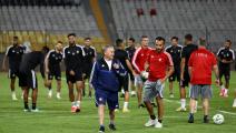 Libya national team manager, Javier Clemente during training of the Libyan national team, before the match between Egypt, October 10, at the Burj Al Arab stadium. (Photo by Ayman Aref/NurPhoto via Getty Images)