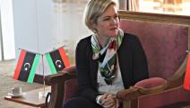 السفيرة البريطانية في ليبيا كارولاين هريندل (فيسبوك)