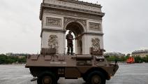 جندي فرنسي في احتفال 14 يوليو الماضي (لودوفيك ماران/فرانس برس)