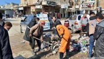 مبادرة "كلنا عمّال النظافة"- إدلب (العربي الجديد)