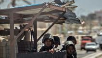 الجيش المصري منتشر في نقاط بسيناء (خالد دسوقي/فرانس برس)