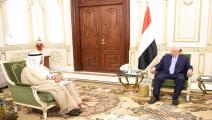 الرئيس هادي يتسقبل أمين عام مجلس التعاون الخليجي (وكالة سبأ)