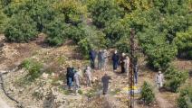 موقع دفن ضحايا جريمة أنصار في جنوب لبنان (فيسبوك)