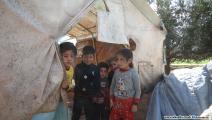 نازحون سوريون في مخيم في الشمال السوري 3 (العربي الجديد)