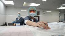 موظفة في مستشفى في لبنان (حسين بيضون)