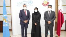 من حفل افتتاح مكتب منظمة الصحة العالمية في قطر (وزارة الصحة)