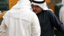 وزير الخارجية مناقشاً وزير النفط محمد الفارس (ياسر الزيات/فرانس برس)