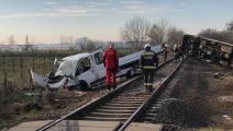 حادث قطار المجر (تويتر)