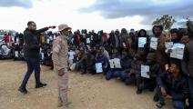 السلطات الليبية مهتمة بمكافحة الهجرة السرّية (محمود تركية/ فرانس برس)