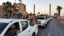 مركبات لحكومة الوفاق في طرابلس (غيتي)