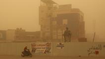 عواصف ترابية في العراق (أسعد نيازي/ فرانس برس)