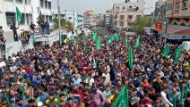 مظاهرات حاشدة شمالي قطاع غزة (محمد عابد/ فرانس برس)