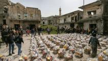 مساعدات سورية (عارف وتد/ فرانس برس)