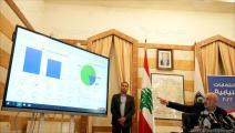 وزير الداخلية اللبناني بسام مولوي يعلن نتائج الانتخابات النيابية 2022 - حسين بيضون - العربي الجديد