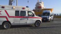 سيارات الإسعاف نقلت المصابين إلى المستشفى (قناة المملكة)