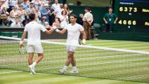 Nadal and Djokovic at Wimbledon