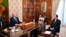 الرئاسة التونسية لقاء سعيد مع نزار بن ناجي (فيسبوك)